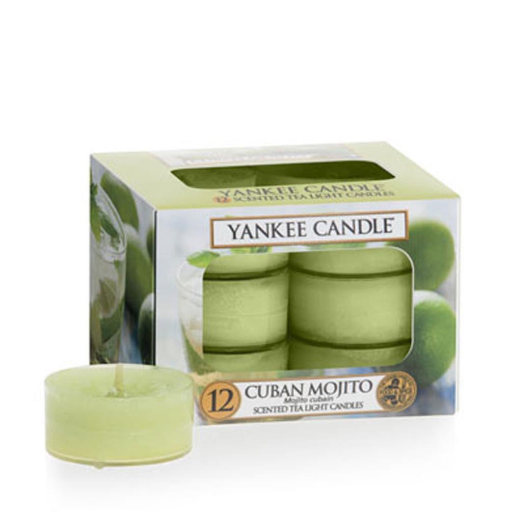 Yankee Candle Cuban Mojito Tea Lights (Pack of 12) £4.19